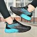 Trendy Casual Sports For Men And Women Breathable Flying Weaving Large Couple Mesh Night Running Shoes_vogvips.com