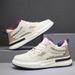 Men's New Summer Casual Versatile Forrest Gump Thick-Soled Dad Soft-Soled Height-Increasing White Fashion Trendy Shoes_vogvips.com