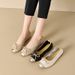 Leather Casual Egg Roll Shoes Women's Spring Soft Sole Sheepskin Non-slip Cowhide Sole Comfortable Single Shoes_vogvips.com