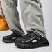 Men's Thick-Soled Clogs Versatile Non-Slip Cushioned Closed-Toe Slippers Summer Outdoor Dual-Use Beach Sandals For Men_vogvips.com