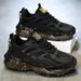 Men's All Black Sneakers Lightweight Breathable Running Shoes Dad Thick Sole Height Increase Korean Style Student Trendy Sports_vogvips.com