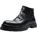 European Warm Series Genuine Short British Style Autumn Winter Soft Leather High-End Martin Cowhide Boots Men's Thick Sole_vogvips.com