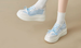 thick-soled Genuine Leather Lace-up Korean-style German Training White Casual Sneakers_vogvips.com