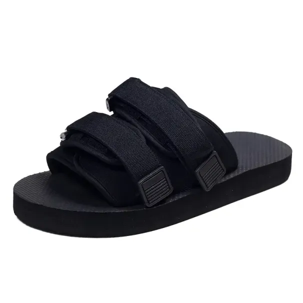Canvas Casual Couple Slip-on Beach Sandals Women Shoes Winter Slippers For Sleepers Men Yeezy Slides Slipper_vogvips.com
