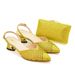 The new laser perforated iron diamond shoes bag matching women's suit fashion_vogvips.com