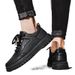 European Warm Series Men's Lightweight Chef Work Black Casual Safety Leather Shoes Sports Martin Boots Autumn Winter_vogvips.com