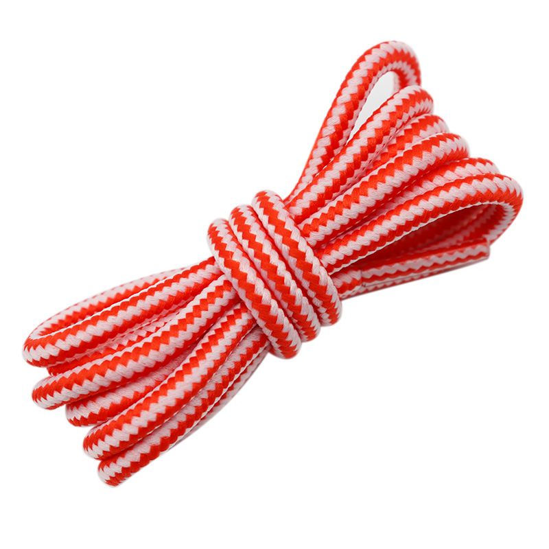 Shoe Accessories gold shoelaces wholesale Martin boots dad shoes big yellow boots original two color stripes all match retro round shoelaces_vogvips.com