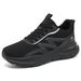 Men's Breathable Knit Sneakers Lightweight Walking Shoes Casual Comfort Fit For Daily Wear_vogvips.com