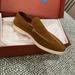 L Brand Classic Solid Color Genuine Low-top Casual Business Flat Round Toe Natural Leather Black Shoes_vogvips.com