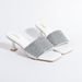 Elegant Rhinestone Flat Sandals For Women – Breathable Open-Toe Slippers With Comfortable Rubber Sole – Fashionable Casual Shoes In Black & White_vogvips.com