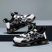 Boys' Sports Shoes 7 12 Years Old 2024 Spring And Autumn New Lightweight Soft Sole Running Shoes Big Boy Button Shoes_vogvips.com