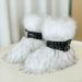 Fox And Raccoon For Women Winter Fur Subculture Y2K Hot Girl Mid-Calf Snow Boots_vogvips.com