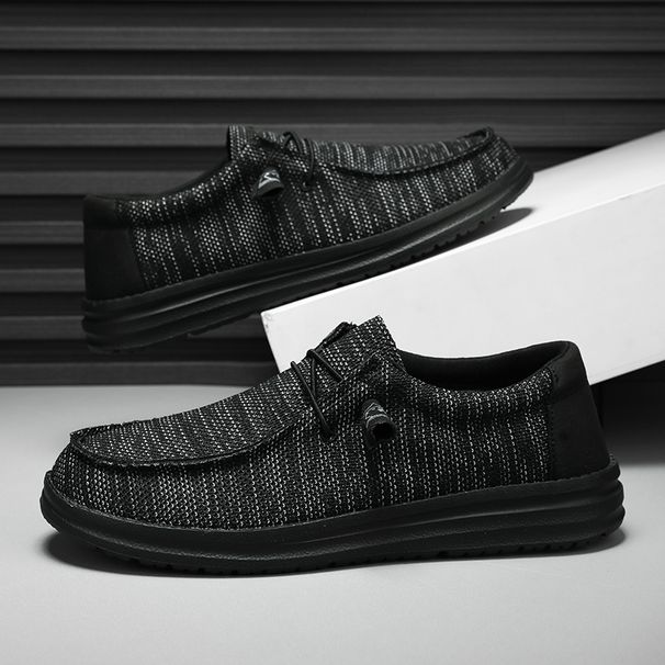 Extra Large Size Fly-woven Breathable Mesh One-pedal Loafers Size 39-47 Suitable For Sports Walking Breathable Casual Shoes Fashion Dress Shoes_vogvips.com