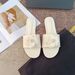 2025 New Style New-Inspired Genuine Leather Camellia Flat Open-Toe Sandals Women, Suitable For Outdoor And Beach_vogvips.com