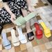 Korean Style Women's Floral Flip Flops Flat Trendy Fashionable Slippers For Outdoor Wear New 2020 Design_vogvips.com