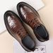 Men's Business Casual Formal Wedding Genuine Leather New British Style Trend Shoes Commuter First Layer Cowhide_vogvips.com