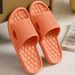 Soft Home Slippers Couple Summer Indoor Skid Proof Bathroom Slippers Sandals Hotel Solid Color Men Women Flip Flops Flat Shoes_vogvips.com