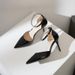 Qianluhui Soft Matte Mirror Patent Leather Hollow Strap High Heel Sandals For Executive Secretaries And Office Workers_vogvips.com