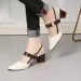 2024 Sandals Women's Summer New Pointy Chunky Sandals Large Size Women's Fashion Woman Shoes Sandals Women 2020_vogvips.com