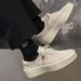 ShoeVault Britih Style Round Toe Derby Men' Sneaker High Street Trend Commuting Height Increaing Simple Thick Sole Caual_vogvips.com