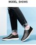 Men's Round Head Two-layer Cowhide Casual Men's Board Shoes Sleeve Breathable Lat Heel Board Shoes Shallow Mouth Men's Shoes_vogvips.com
