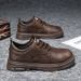 Chef Autumn New Trend Versatile Casual Board Men's Anti Slip And Wear-Resistant Leather Shoes Men_vogvips.com