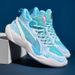 Basketball shoes Men's and women's mesh surface breathable shock absorption soft sole sports shoes Wear shoes actual combat boots sports shoes_vogvips.com