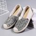 Women's 2025 New Style Fisherman Slip-On Lazy Flat Fashion Casual Old Beijing Cloth Shoes Wholesale_vogvips.com