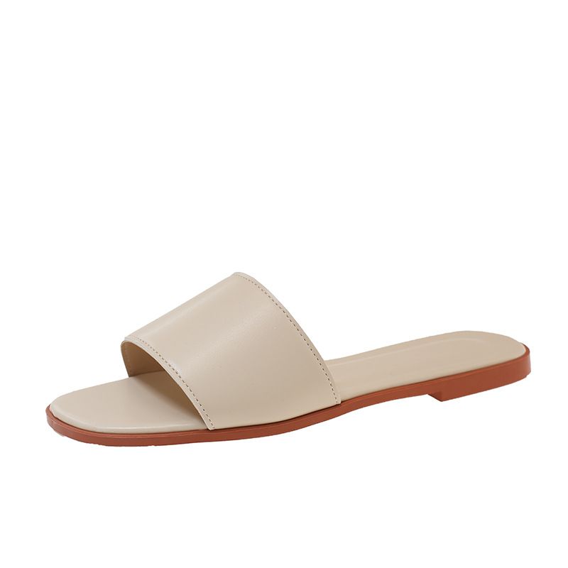 2026 New Fashionable Versatile Flat Sandals For Women, Comfortable Casual Beach Non-Slip Slippers_vogvips.com