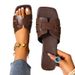 2026 Fashion Beach Designer Shoes For Square Headed Slippers Outdoor Flat Anti-slip Sandals Slides Women_vogvips.com
