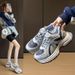 Dad Shoes Female Student Sports Running Shoes Casual Shoes Platform Height Increase_vogvips.com