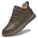 Men's Breathable High-top Shoes Men's Retro Invisible Inner Height-increasing Men's Shoes Cm Height-increasing Shoes Medium-top Casual Board Shoes_vogvips.com