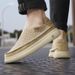 Men’s 2026 New Summer Breathable Hollowed-Out Retro Loafers, Soft-Soled, Wear-Resistant Casual Driving&Work Penny Shoes_vogvips.com