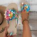 Women's Shoes Summer Large Size Women's Sandals Beach Shoes Woven Shoes Simple Fashion Flip Flops_vogvips.com