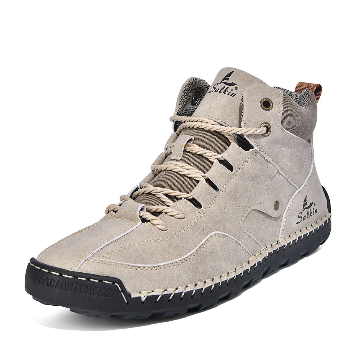 Mid-Top Men's Boots, Size 48, Martin Boots, Autumn And Winter Men's Casual Shoes, Motorcycle Boots_vogvips.com