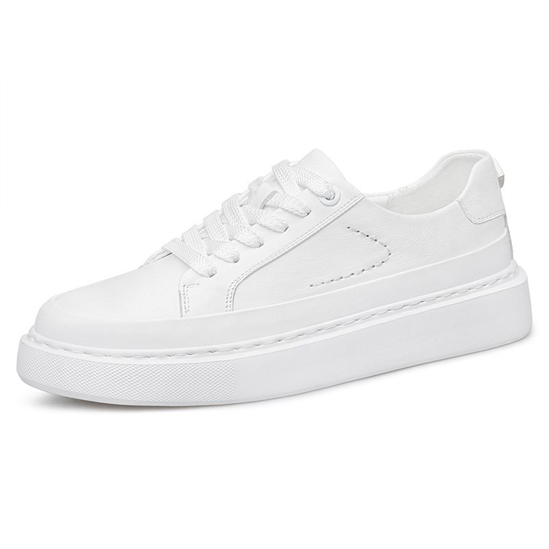 The First Layer Of Cowhide Thick Sole Increases The Height Of Qingchao Brand Board Shoes Couple Leisure Sports Casual Shoes_vogvips.com