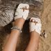 Women's Shoes Summer New Style Flat Slippers For Women Casual Square Toe Flat Heel Outdoor Wear Large Size Women's Shoes_vogvips.com