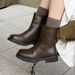 New Leather Spring Men's Shoes High-top Men's Heightening Tooling Martin Boots_vogvips.com