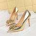 3391-H56 Style Banquet Super Thin Heels, Shallow Mouth Pointed Flower Shaped Single Shoes, Women's High Heels_vogvips.com