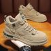 Spring New Breathable High Help Work Clothe Men' Fahion Veratile Anti Lip Sport Caual Board Labor Protection_vogvips.com