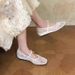 Bowknot Fairy Flats Women's 2026 New Spring Summer Flat Mesh Breathable Shallow Mary Jane Shoes_vogvips.com