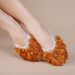 Dancer Vertical Half Shoes Belly Dance Practice Shoes Belly Dance Training Foot Cover Shoe Pads_vogvips.com