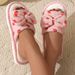 Women's Slippers Sweet Bohemian Slipper Shoes Home Comfortable Light Silent EVA Anti Slip Living Room Slides For All Season_vogvips.com
