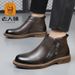 European Warm Series Elderly Winter Fleece-Lined Wool Warm Genuine High-Top Short Men's Cotton Shoes Business Formal Leather Boots_vogvips.com