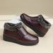 1178225343@qq.com Winter Shoes For Women, Middle-aged And Elderly Mothers, Fleece-lined Warm Short Boots, Flat Non-slip Cotton Leather_vogvips.com