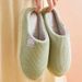Women's Men's Thick Soft Bottom Home Household Plush Anti-slip Thermal Slippers Indoor Winter_vogvips.com
