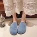 Flat Closed-Toe Non-Slip Half Slippers For Women, 2025 New Spring Slip-On Lazy Mules Shoes_vogvips.com