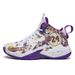New high-top basketball shoes men's leather children's small shoes actual running shoes_vogvips.com