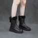 1178225343@qq.com Winter First Layer Cowhide Lamb Wool Soft Martin Boots For Women, Fleece Lined Thickened Snow Boots, Thick Sole Large_vogvips.com