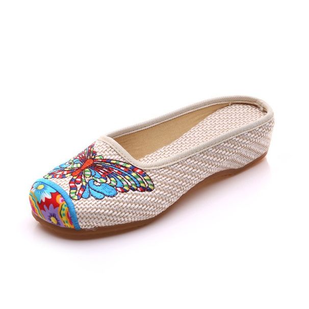 Butterfly Slippers,Cloth Shoes,Women's Casual,Summer Walking,Shopping,Travel,Oxford Slippers_vogvips.com